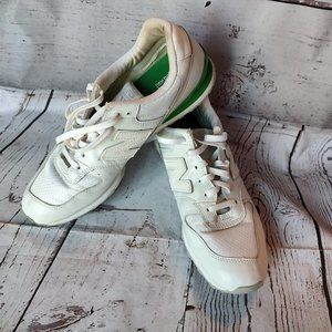 new balance white green womens shoes Wr996Sg 607330